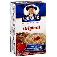Quaker Inst Oatmeal Vanilla 320 g